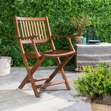 Wooden folding 2025 garden chairs homebase